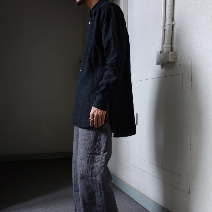 9月の製作 / classic premiumlinen tailor shirt_e0130546_15411636.jpg