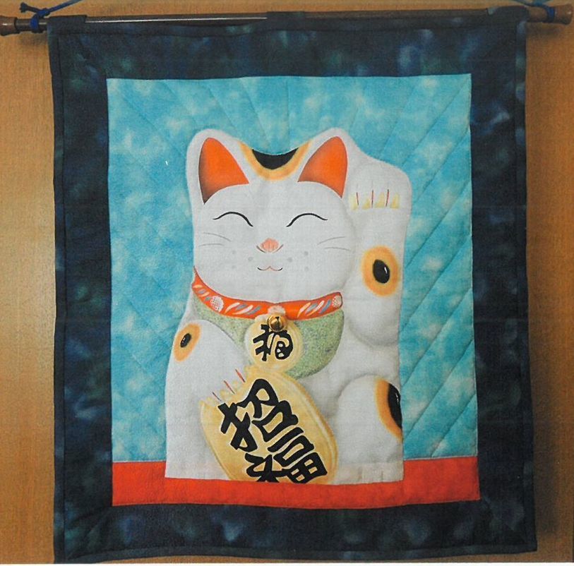 招き猫のタペストリー(参考作品)_d0156706_13523518.jpg