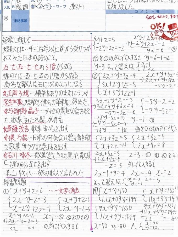 自学ノート 宿題 の使いかた 217号 21年7月 雲の上はいつも晴れ