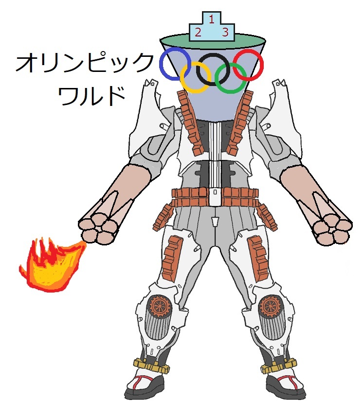 オリンピックワルド トジテンド オリジナルの怪獣怪人