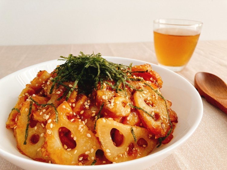 食感が楽しいヘルシーおかず!豆腐ボールとれんこんの甘酢炒めの作り方_c0405952_05594481.jpg