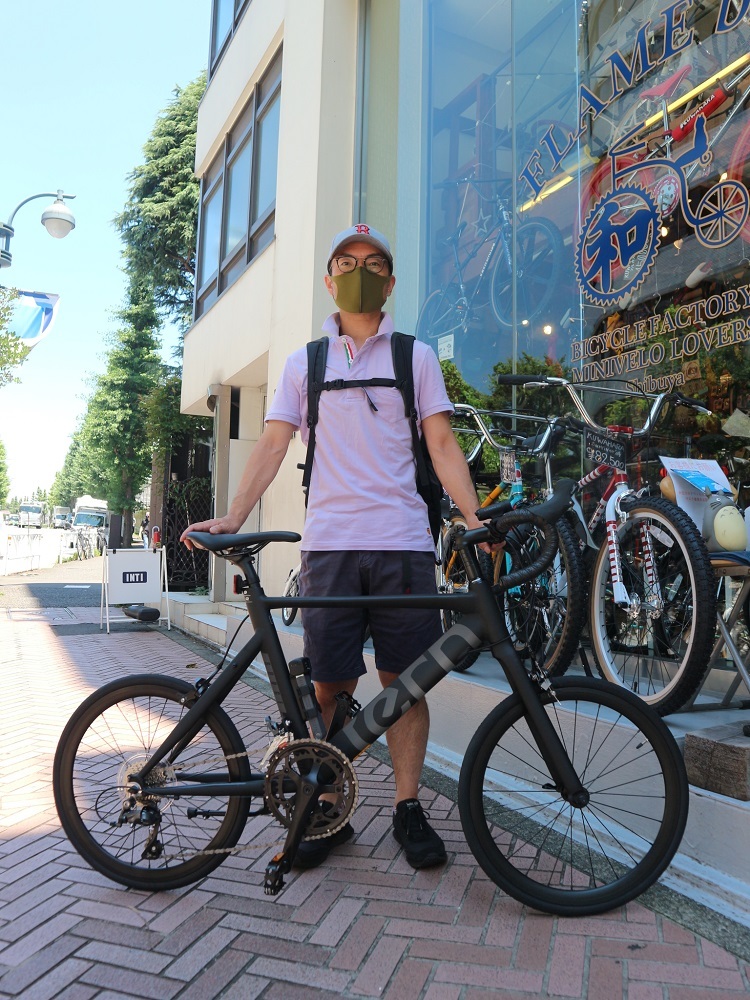 7月17日　渋谷　原宿　の自転車屋　FLAME bike前です_e0188759_17581075.jpg