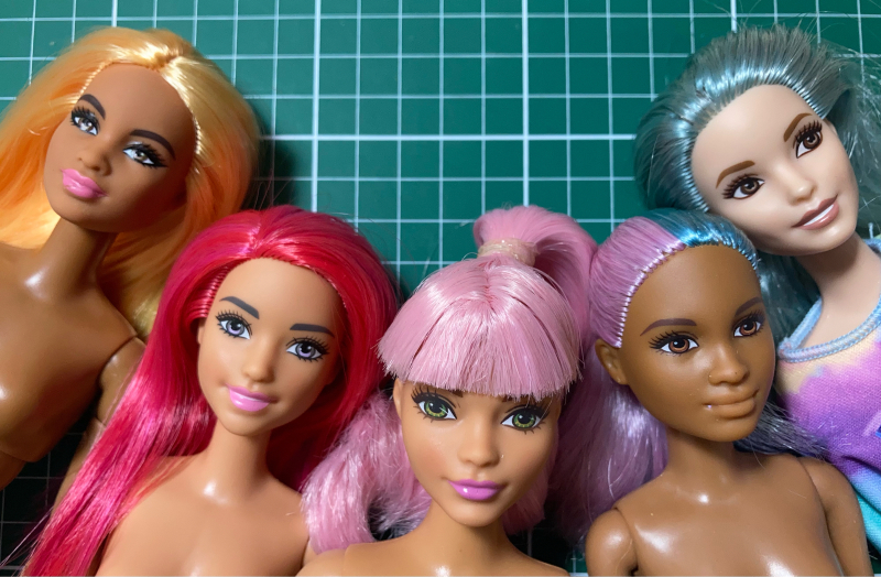 Amazon.co.jp: バービー(Barbie) バービーカールヘア かんたん