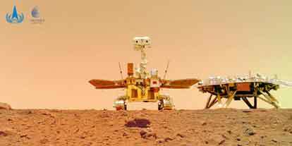 『火星探査車｢祝融｣の「自撮り」画像』／　ハテ？！_b0003330_17192080.jpg