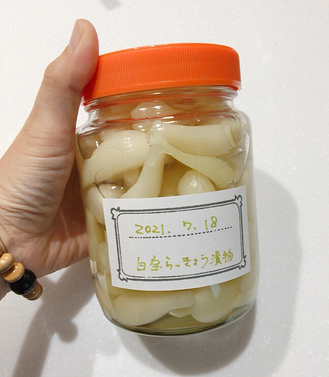 白宝らっきょう漬物手作りキット 島美砂 ゆるゆる田舎生活