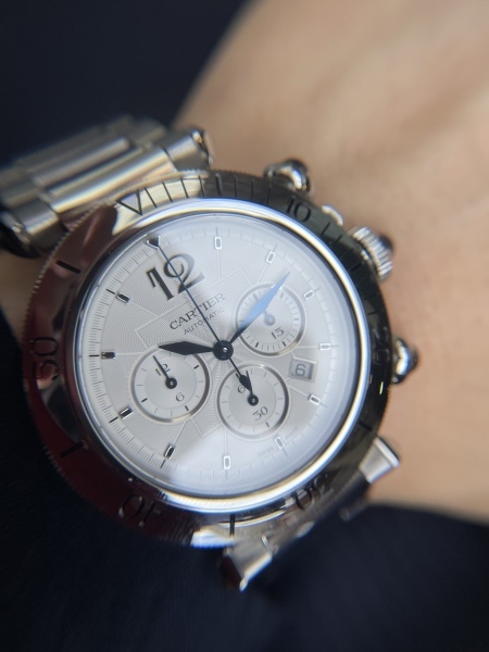 2021年新作 パシャ ドゥ カルティエ クロノグラフ : 熊本 時計の大橋