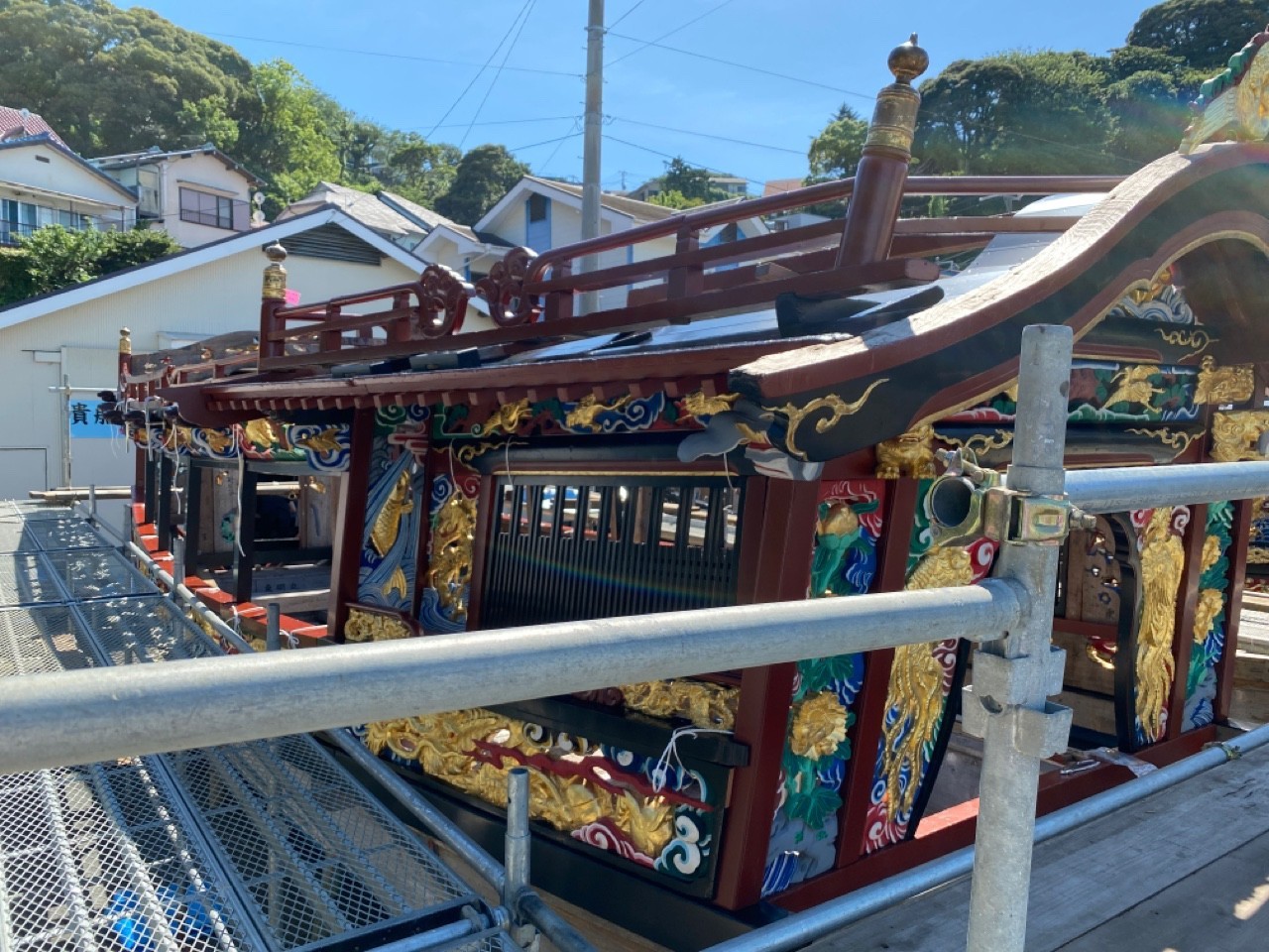 国指定重要無形民俗文化財 日本三大船祭り 真鶴貴船まつり 東西小早船改修委託事業 組立て 神奈川 伊勢原 宮大工_a0322824_19155258.jpg