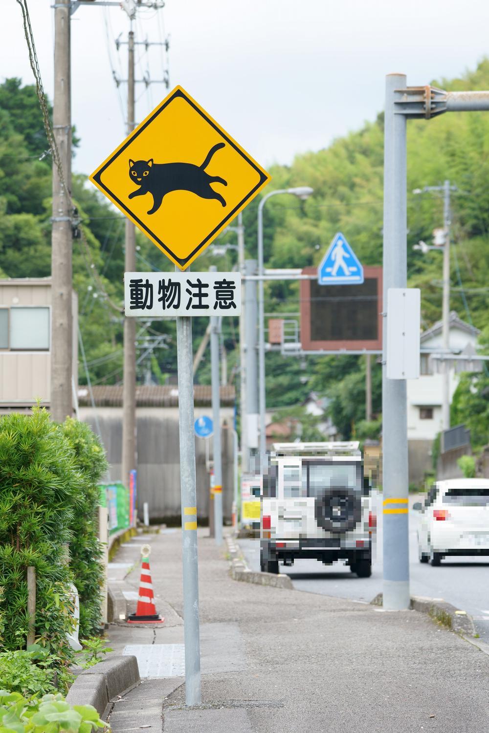動物注意標識 南風 しまんと 剣山 ちょこっと 動物注意標識 南風 しまんと 剣山 ちょこっと
