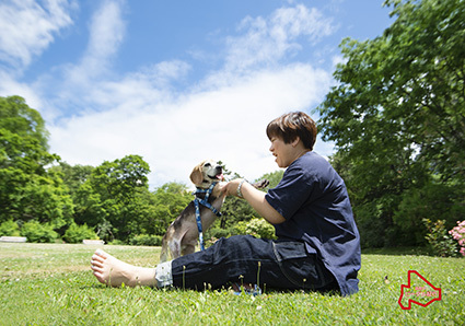「道産子ビーグル紀行 2」しゃちょう 札幌中島公園編_a0070350_19411545.jpg