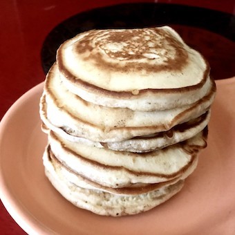 パンケーキ丸く 練習中 スローダイエットな日々