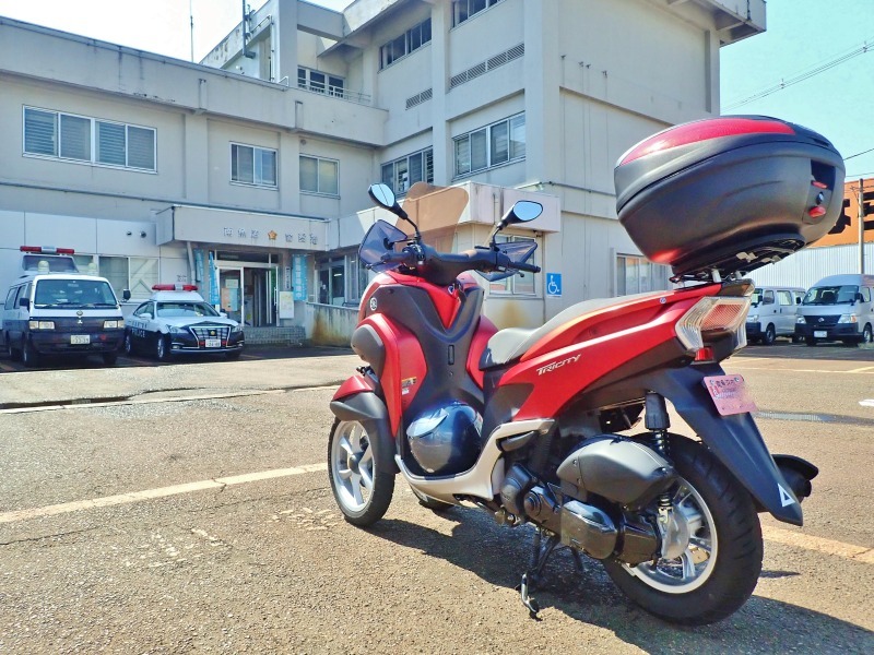 トリシティ125で南魚沼警察署へ・・・_c0336902_16525302.jpg