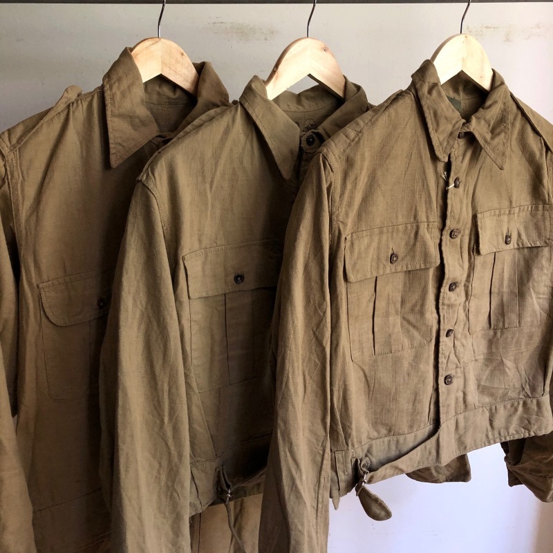 1940's British Indian Army Battle Dress Blouses/ Bush Jacket
