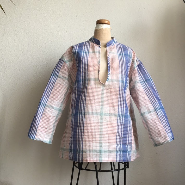 縮む綿麻」でシャツを試作してみた : 海とネオンとミシンと私