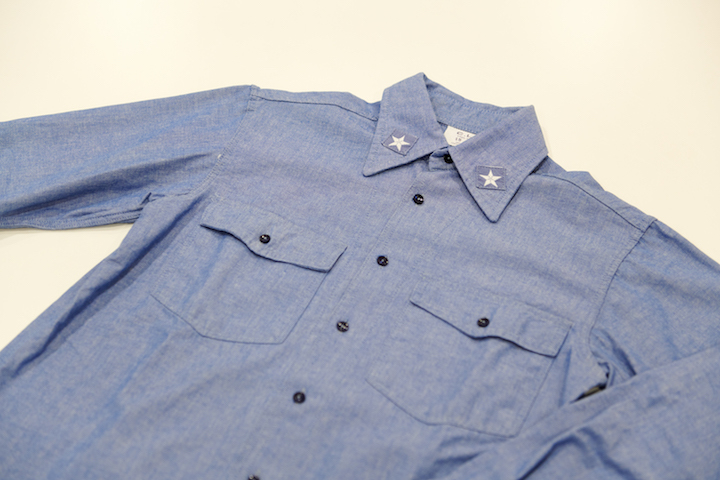 \"ITALIAN MILITARY CHAMBRAY SHIRTS\"ってこんなこと。_c0140560_13132082.jpg
