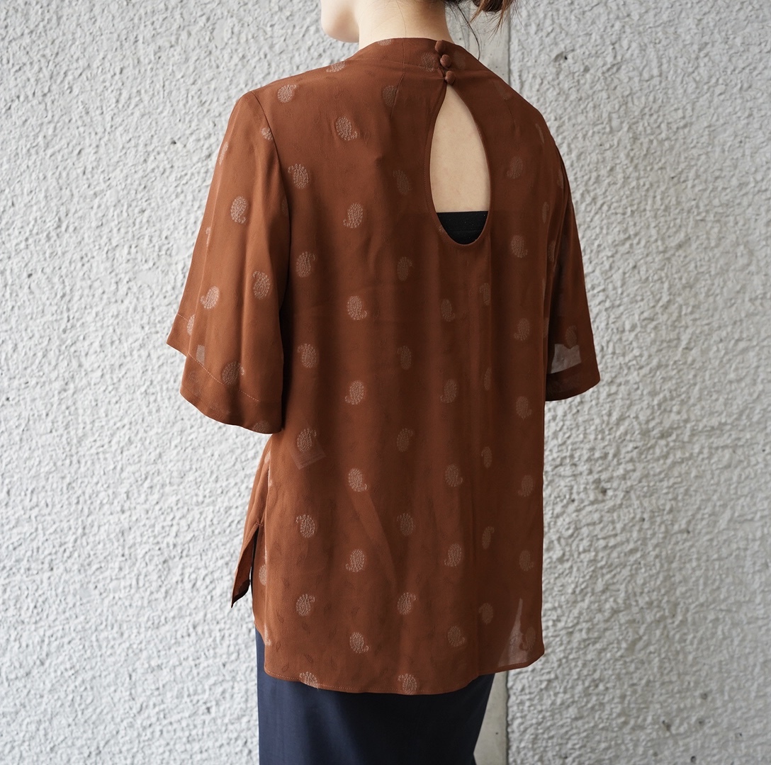 トップス Mame Kurogouchi Paisley Jacquard Top Mame Kurogouchi マメクロゴウチ Paisley Jacquard Top