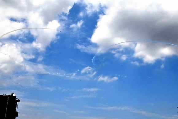 五輪描く！ブルーインパルス撮影_e0158925_23380804.jpg