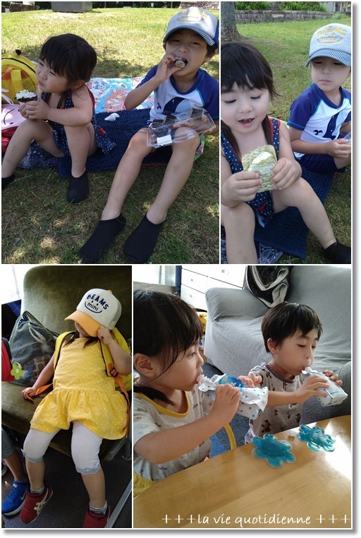 スコーン2種とワンオペ★2歳児と4歳児の夏休みはバスに乗って~川遊び~_a0348473_06242435.jpg