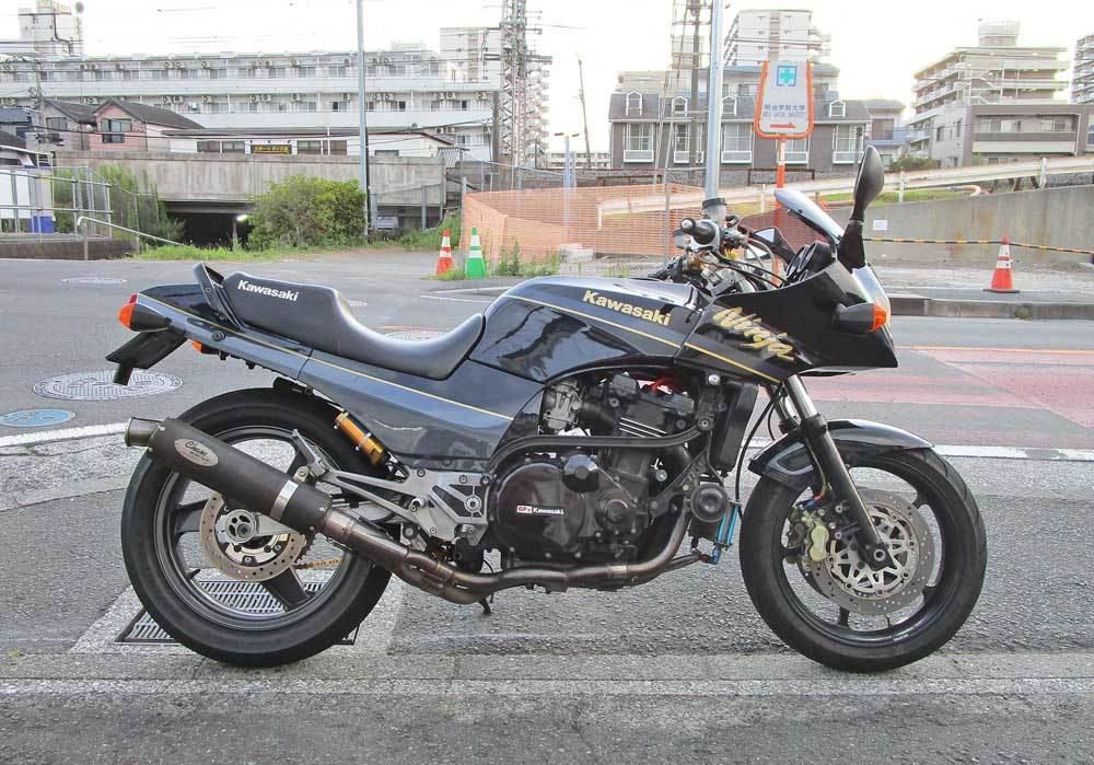 S浦クン号 GPZ900Rニンジャの17インチ化からの18インチ化が完成ー！(^O^)／ （Part3）_f0174721_13151157.jpg