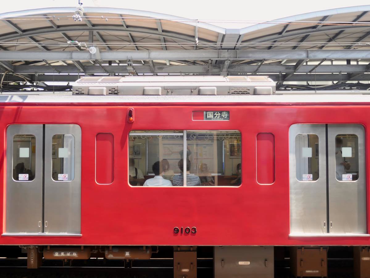 鉄道　ワンマン 東武日光線 20400型24434先頭の東武宇都宮行きワンマン列車 写真