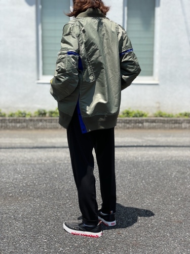 sacai NYLON TWILL MA-1 BLOUSON 2 ブルゾン-