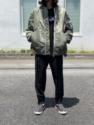 【新品未使用】sacai suiting × ma-1 jacket サイズ3