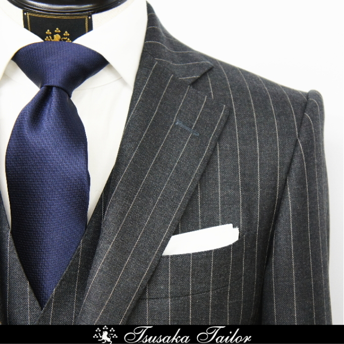 HARRISONS fine classics ￼ネイビー組上　46相当 特集＜ネイビースーツ＞|TSUSAKA TAILOR|Navy Suit|オーダー