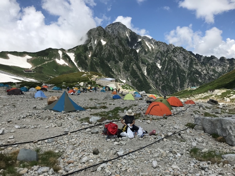 2021年7月22-24日、別山尾根から剱岳_b0037220_11471201.jpg