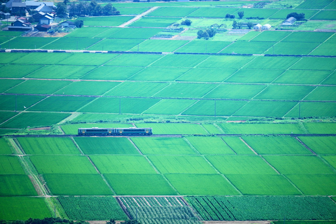 只見線と会津盆地俯瞰 : NOBUさん☆の鉄旅ブログ