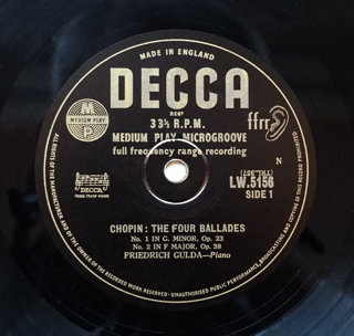 読者は勝手なことを言うもんです(Chopin ; The Four Ballades / Friedrich Gulda)_d0027243_13272097.jpg