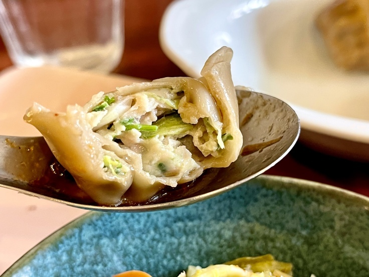 水餃子定食@ 按田餃子(代々木上原)_c0212604_13345057.jpeg