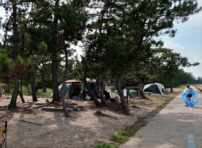 富山湾雨晴海岸キャンプの下見_d0265607_09294730.jpg