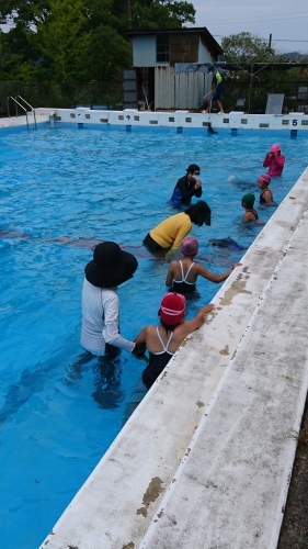 夏休みの水泳指導 大好き 西条小学校 夏休みの水泳指導 大好き 西条小学校