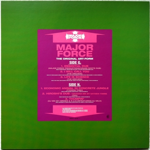 邦楽 THE ORIGINAL ART FORM MAJOR FORCE 5LP 邦楽 THE ORIGINAL ART FORM MAJOR FORCE 5LP Major Force - The