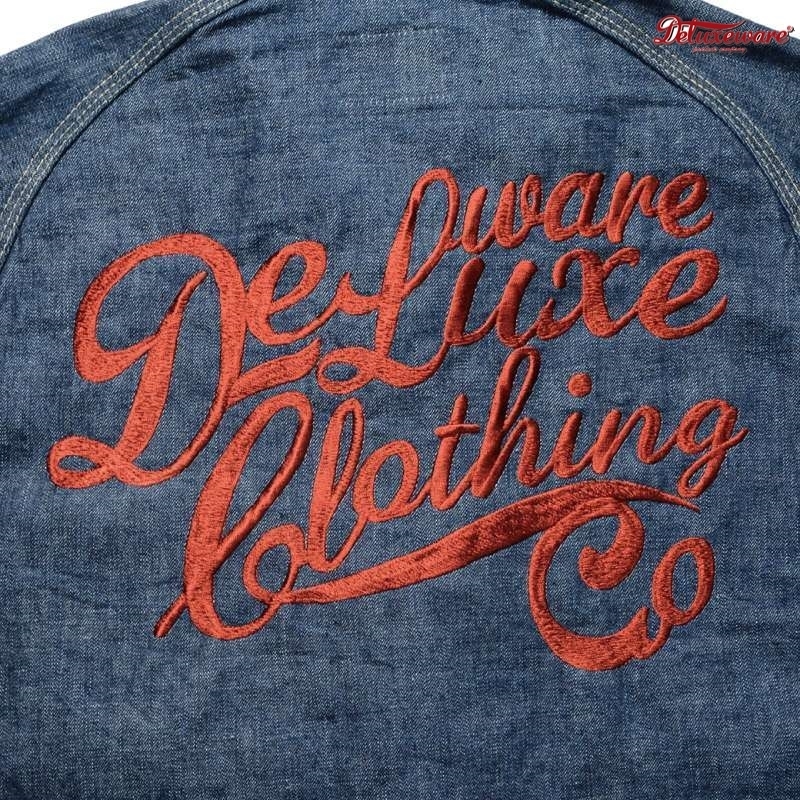 DELUXE WARE(デラックスウエア) 7647 [EMB DENIM SHIRT]:IND×RED ￥ 26,400～27,500 _c0204678_10051959.jpg
