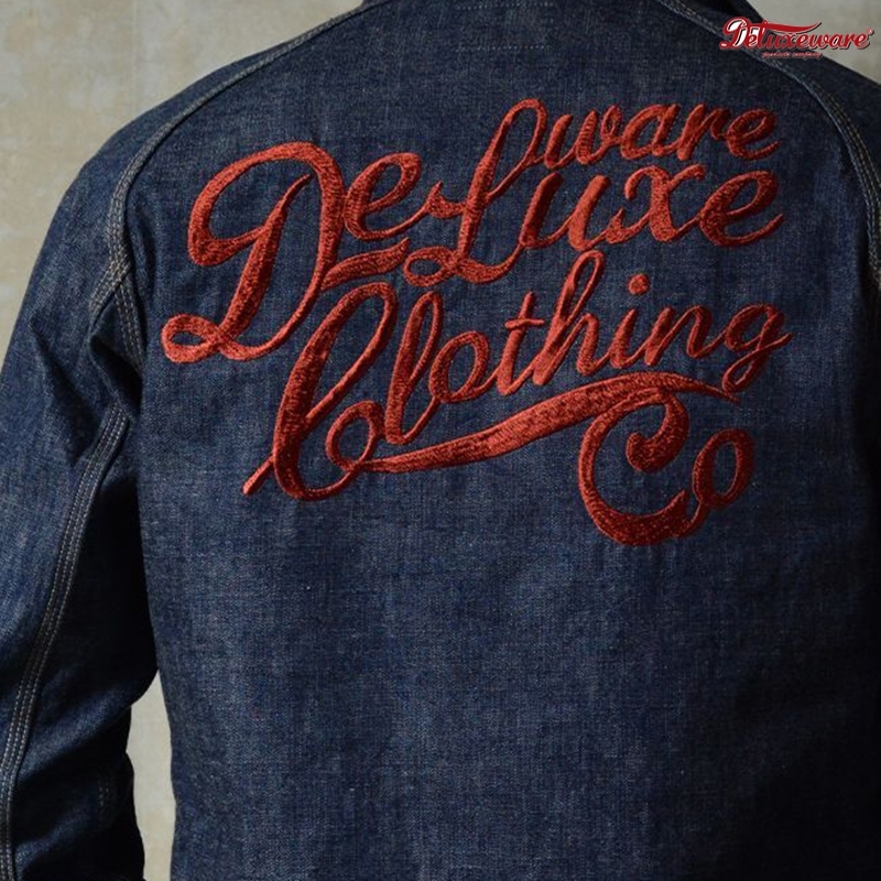 DELUXE WARE(デラックスウエア) 7647 [EMB DENIM SHIRT]:IND×RED ￥ 26,400～27,500 _c0204678_10055455.jpg