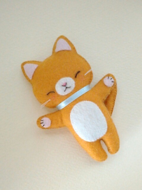 フェルトマスコット ねこ チビロビンの手作り日記