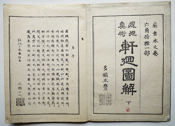 規矩真術軒廻図解(上下揃い)武陽葛飾大匠鈴木多橘著 建築木工 規矩真術軒廻図解(上下揃い)武陽葛飾大匠鈴木多橘著 建築木工