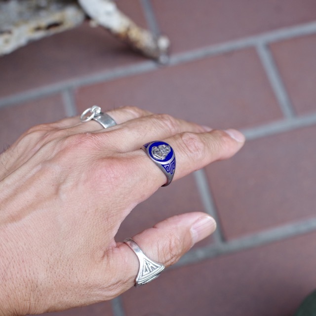 US NAVY Vintage Silver Ring / 40年代〜 USN Sterling US NAVY Vintage Silver Ring / 40年代〜 USN Sterling