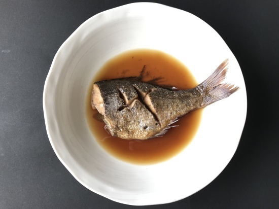 ウミ タナゴ の煮付け 塩焼き ぼっちオバサン食堂