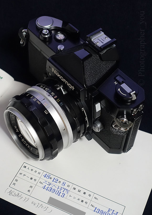 Nikomat FTn ＜その3＞ : 寫眞機萬年堂 - since 2013 -