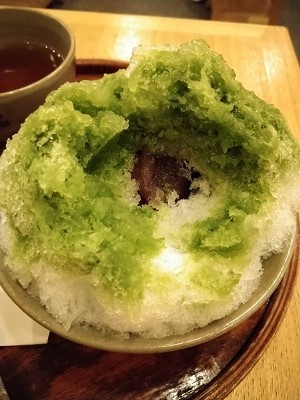 名古屋 伊勢名物 赤福の赤福氷_f0112873_16523415.jpg