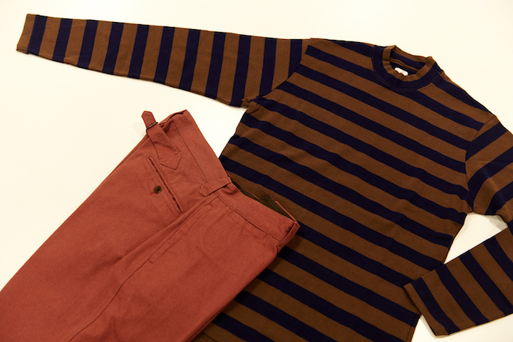 \"MARNIER 1910 CREW NECK L/S NAVY+FISHERMAN PANTS RED\"ってこんなこと。_c0140560_18163806.jpg