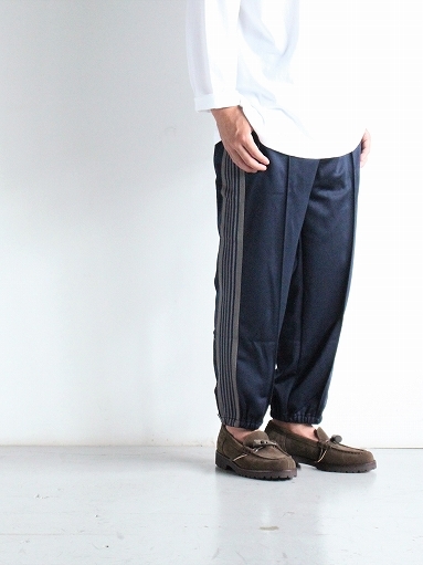 NEEDLES Zipped Track Pant - Poly Smooth : 『Bumpkins putting on airs』