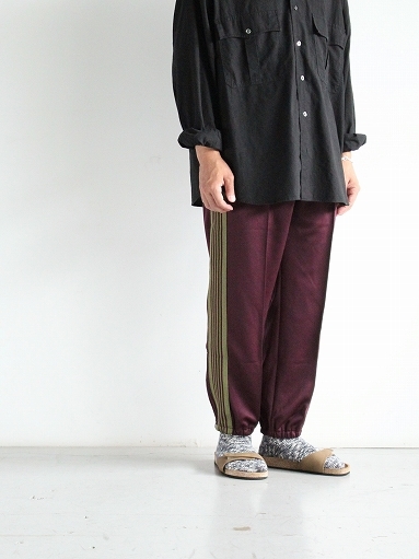 NEEDLES Zipped Track Pant - Poly Smooth : 『Bumpkins putting on airs』