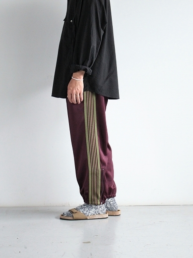 NEEDLES Zipped Track Pant - Poly Smooth : 『Bumpkins putting on airs』