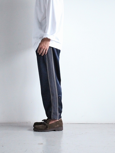 NEEDLES Zipped Track Pant - Poly Smooth : 『Bumpkins putting on airs』