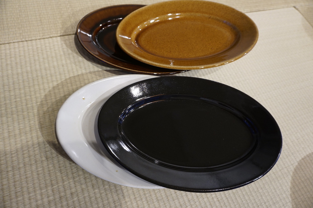 沖縄 やちむん 作家 アカマシバル製陶所 オーバル皿 食器