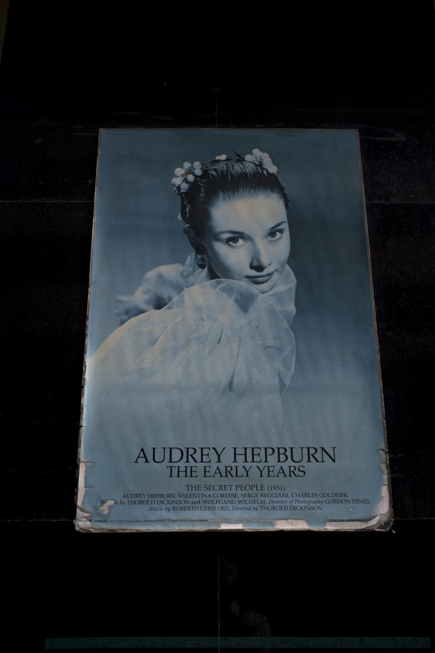 色褪せたポスターにいつまでも色あせない美しさのオードリー Yoshi A の写真の楽しみ