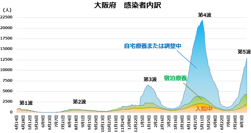 COVID-19:大阪府と東京都の現状(8月15日現在)_e0156318_22255164.png