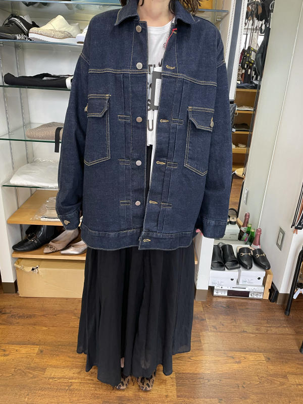 センスのいい お歳暮 TRANOI TRANOI. dimanche : セルビッチデニムジャケット ジャケット・アウター